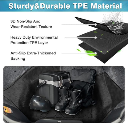 Mixsuper Cargo Liner for Mazda MX-5 MX5 Miata 2016-2025, Trunk Mat for MX5 Miata Accessories Cargo Mat Rear Trunk Liner Black
