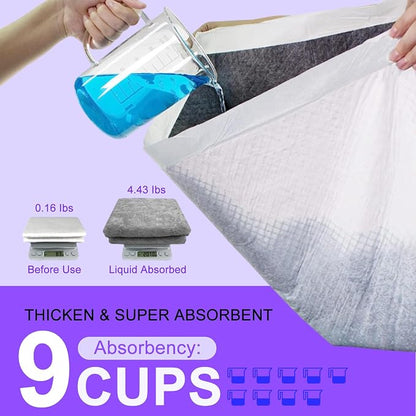 Boscute Lavender Scented Thicken 6 Layers Heavy Absorbent 30"x36" Pet Training Dog Pee Pads, Extra Large Polymer Leak-Proof Quick Dry Puppy Pee Pads, Disposable Pee Pads for Dogs Cats Rabbit 45Counts | Heavy Absorbent up to 7 Cups, Quick Dry, for Dogs ...