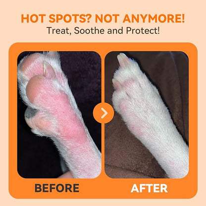 PUAINTA Hot Spot and Wound Spray for Dogs - Advanced Anti Itch Spray, Evidence-Based Dog Hot Spot Treatment & Itch Relief with Nano-Silver, Lick-Safe, 8oz