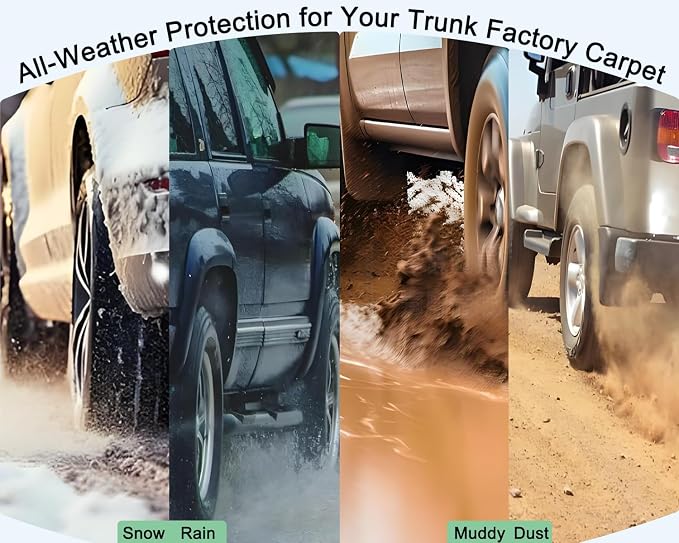 RAV4 Floor Mats Compatible with Toyota RAV-4 2013-2018，All Weather Protection Waterproof Durable Anti-Slip Odorless Custom-fit TPE Floor Liner 1st and 2ed Row Set