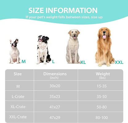 Cooling Dog Bed for 2XL Large Dogs - Orthopedic Pet Beds with Memory Foam, QMAX>0.5, Waterproof Removable Washable Cover for Hot Weather, Dark Beige, 47" L x 29" W x 3" H