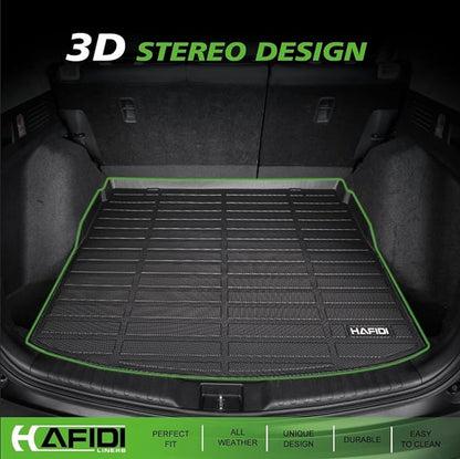 Floor Mats & Cargo Liner Set Fit for 2022-2026 Subaru WRX & 2024-2026 WRX TR All Weather Protection TPE Anti-Slip Automotive Full Set Floor Liners Custom Accessories - Black