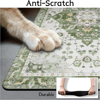 Pet Food Mats for Floor, Absorbent Dog Mat for Food and Water Dispenser Mat, Dog Food Mat Quick Dry Cat Food Mat Pet Supplies
