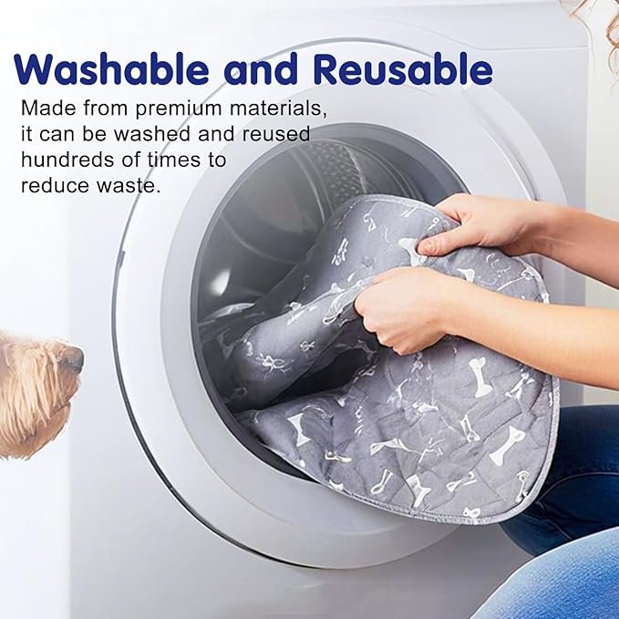 Pee Pads with Pheromones, Elite Pads for Cats, Washable Pee Pads for Dogs, Leak-Proof & Anti-Slip Pet Training Pad for Home & Travel(Brown-B, S: 11.8" × 11.8")