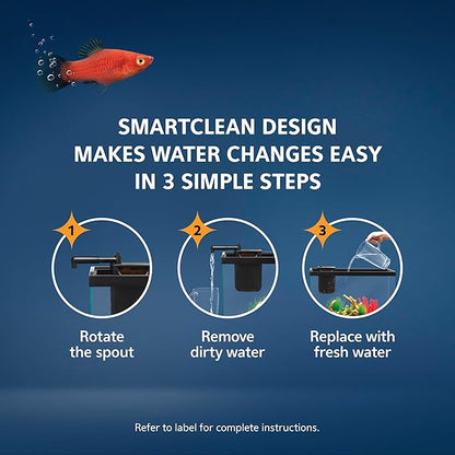 Aqueon QuietFlow Internal Filter with SmartClean Technology, Extra Small