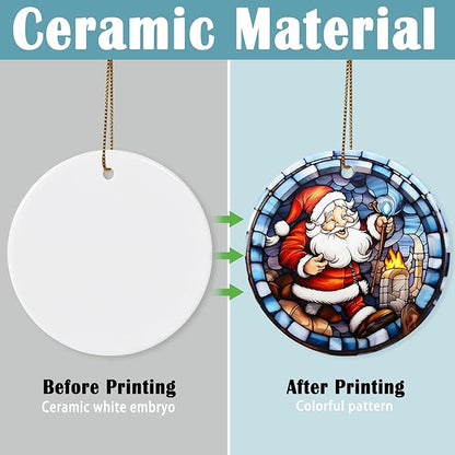 Christmas Ornament, Santa Claus Ornament, Christmas Decorations for Tree, Heirloom Keepsake, Gift Idea