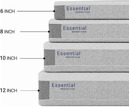 LIFEMENT Twin Mattress 6 Inch for Kids, Essential Graphite Infused | Medium Firm, Fiberglass Free, Cooling Pressure Relief | CertiPUR-US & Oeko-TEX Certified, Mattress in a Box, 10-Year Warranty