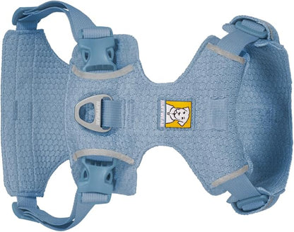 Ruffwear, Front Range Flex Dog Harness, Engineered Knit Construction for Ultimate Fit and Mobility, Lightweight Flexible Everyday Harness with Dual Leash Clips, Polar Blue, X-Small