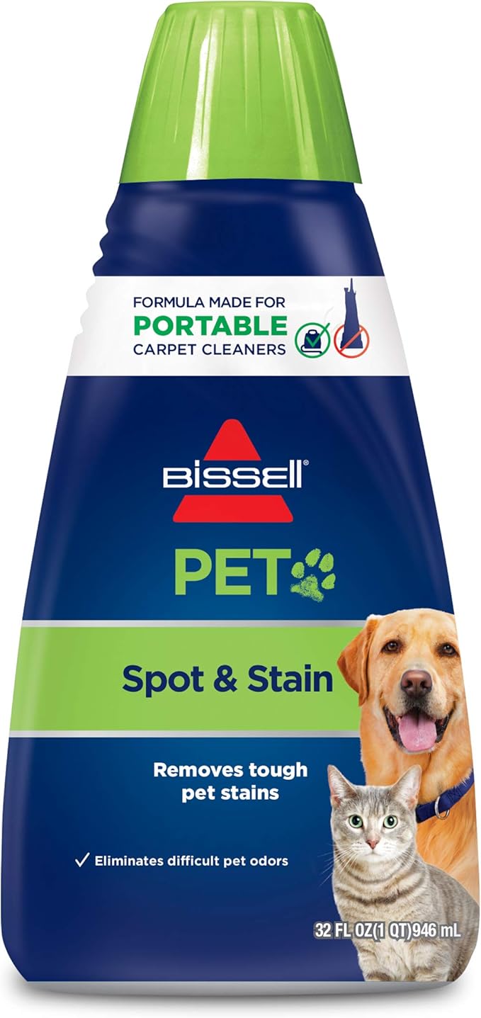 Bissell 74R7 Pet Stain & Odor Portable Machine Formula, 32-Ounce, Fl Oz