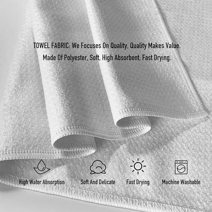Kitchen Towels for Women- Funny Joked Life is Better at The Beach Saying Microfiber Bar Tea Towel, for Mom Friends Hostess New Home on Birthday Christmas-Blue 16" x 24"