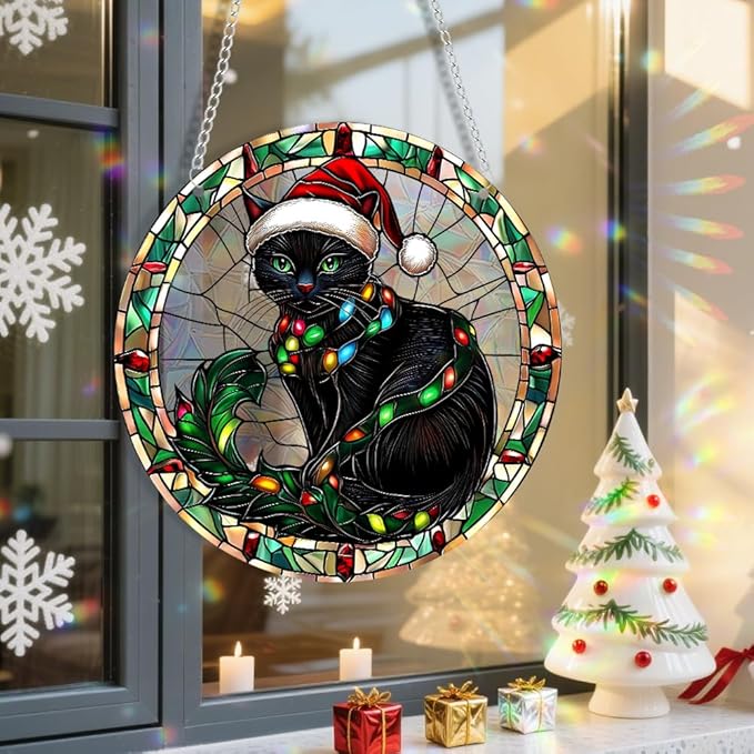 Sun Catchers Indoor Window, Acrylic Rainbow Suncatcher Window Hanging Decoration for Living Room Bedroom Summer Home Balcony Ornaments Decoration