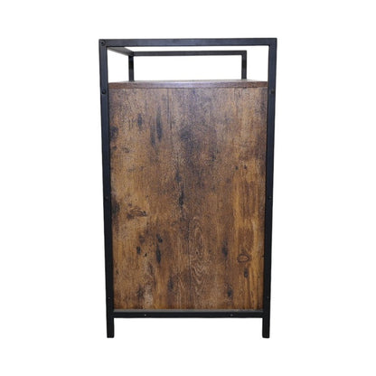 Rustic Brown Wooden Cat Litter Box Enclosure, Spacious Hidden Cat Litter Box with Scratching Mat Furniture for Bedroom, Bathroom, Living Room-31.9"x17.7"x31.4", 61 lbs