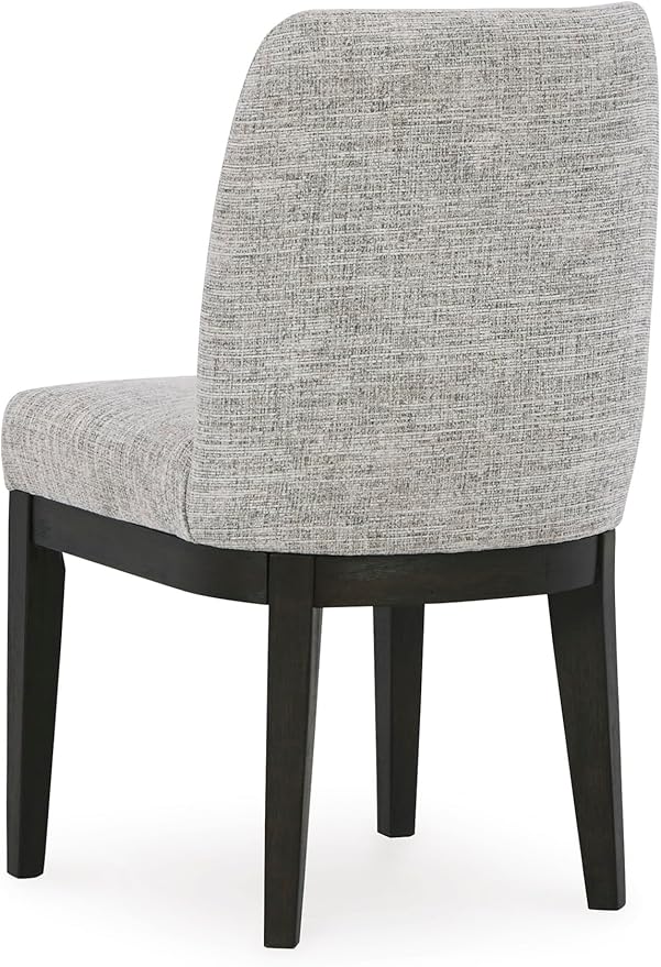 Signature Design by Ashley Burkhaus Traditional Upholstered Dining Chair, Set of 2, Dark Brown