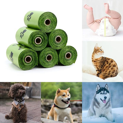 Dog Poo Bags Biodegradable -1160 Count/58 Refill Rolls Waste Bags, Extra Strong Thick Poo Bags for Dogs, Pet - Sented