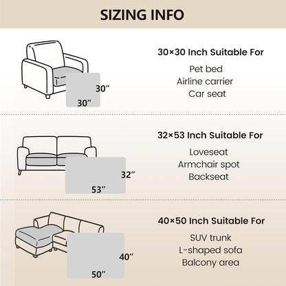 gogobunny 3X Stronger Waterproof Pet Blanket, Scratch Proof Furniture Protector for Dogs Cats, Reversible Cover 40x50 Inch, Dark Pink/Light Pink