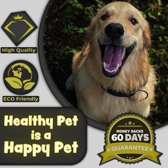H&H Pets Bamboo Toothbrush Set for Dogs and Cats - Ultra Soft Bristles & Biodegradable Wooden Toothbrush, Puppy Supplies, Dog Dental Set, Eco-Friendly Pet Supplies (Large; 8-Count Pack)