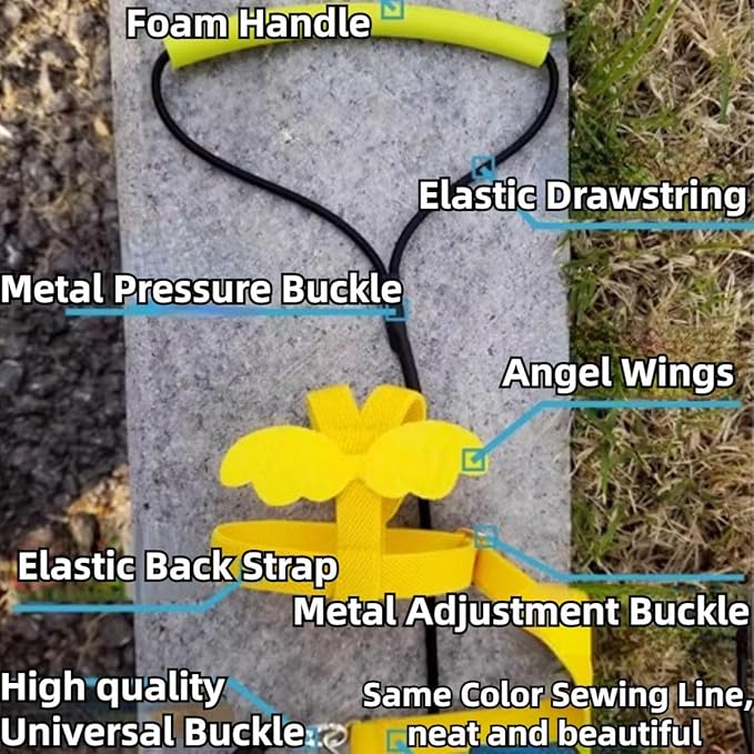 Pet Parrot Bird Harness and Leash, Adjustable Training Design Anti-Bite, Bird Nylon Rope with Cute Wing for Lovebird Budgie African Grey Macaw Conure (Red,2XL)