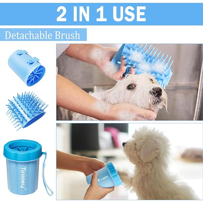 Dog Paw Cleaner for Dogs, Dog Paw Washer, Muddy Paw Cleaner, Pet Foot Cleaner, Dog Paw Protector Kit
