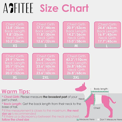 AOFITEE Winter Jacket for Extra Large Dogs, Warm Turtleneck Dog Coat with Back Zipper, Waterproof Dog Puffer Coat for Large Dogs, Pet Snowsuit Warm Snowsuit for German Shepherd, Weimar, Doberman