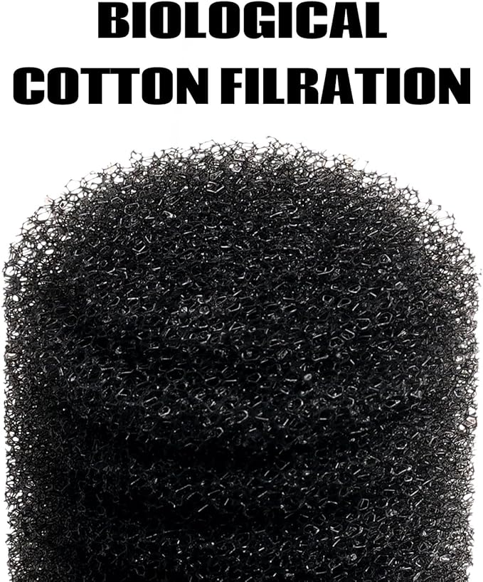 SainSmart Aquarium Filter Sponge, 3 Pack Biochemical Cotton Replacement Sponge, Filter Accessories for Fish Tank