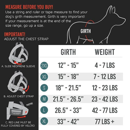 EzyDog Quick Fit Dog Harness, Soft Neoprene Padding - XX-Small, Pink | Fast One-Click Buckle, Adjustable Fit, Strong Reinforced Materials, Reflective Stitching, No Pull Dog Harness, Easy Walking