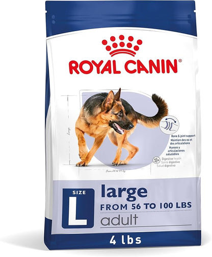 Royal Canin Size Health Nutrition Large Adult Dry Dog Food, 4 lb Bag