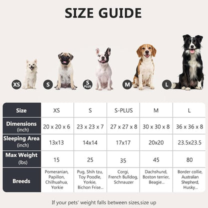 MIXJOY Orthopedic Dog Bed Comfortable Donut Cuddler Round Pet Beds Ultra Soft Washable Dog and Cat Cushion Bed (30'', Grey)