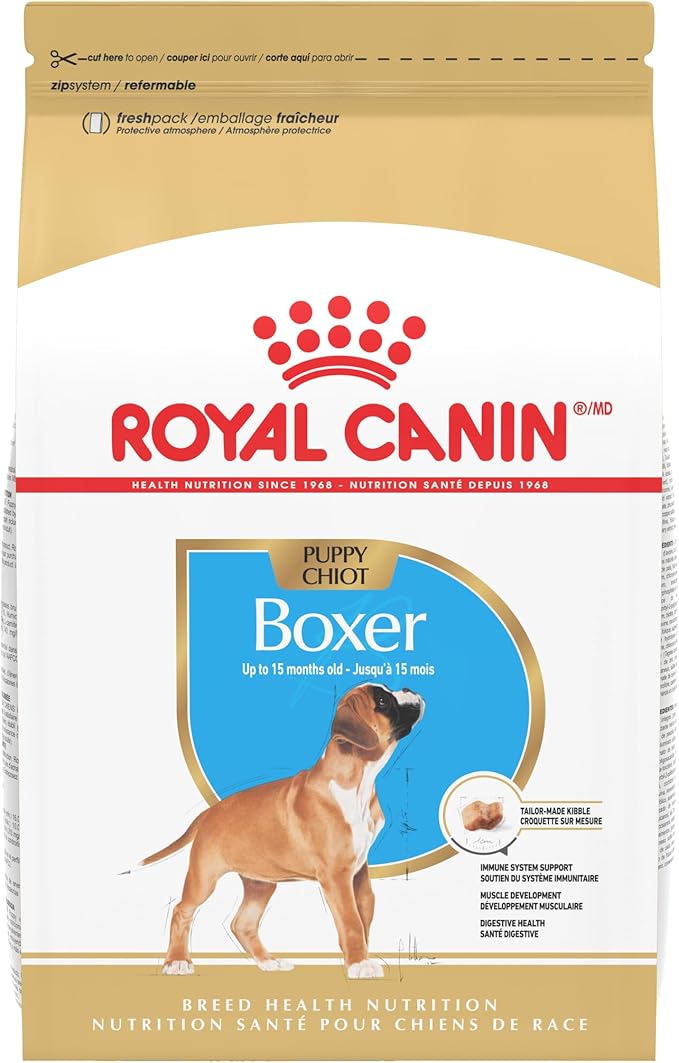 Royal Canin Breed Health Nutrition Boxer Puppy Dry Dog Food, 30 lb Bag