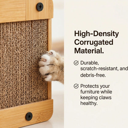 2 Styles Double Layer Cat Scratcher House Multifunctional Corrugated Paper Cat Nest Villa Large Space Cat Cave Bed With Hanging Ball Toy Wear Resistant Claw Grinding Cat House Indoor