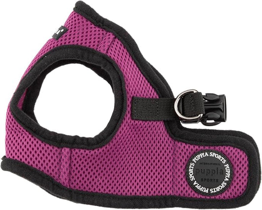 PUPPIA International Harness Soft B Vest, Large, Purple