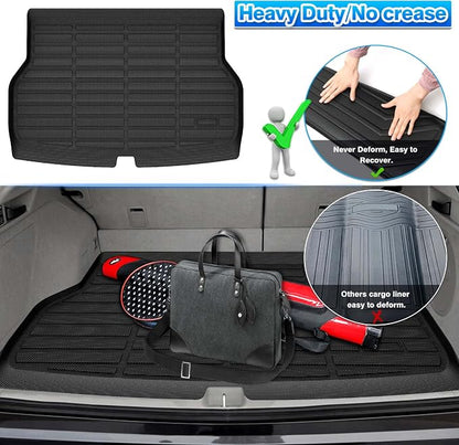 Cartist Custom Fit for Cargo Liner Acura RDX 2013-2018 All Weather Rear Trunk Mat TPE Waterproof Carpet Protection