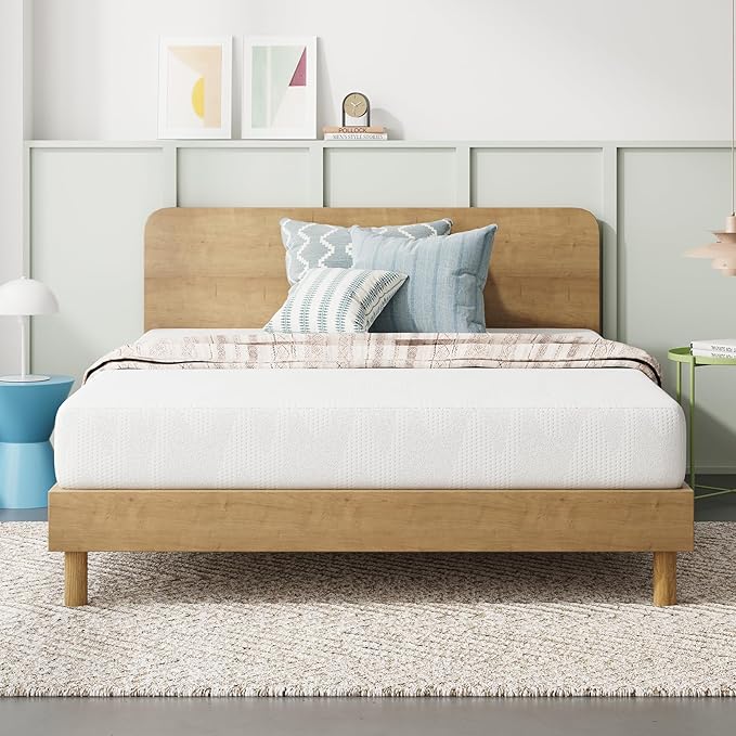 Novilla 6 Inch King Size Mattress in a Box, King Gel Memory Foam Mattress with Comfort Foam for Cooling Night Sleep, Comfort Support and Pressure Relief, CertiPUR-US Certified