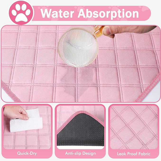 Sieidihit Dog Cat Playpen Tent Crate Cage with Washable Pee Pad, Small Pink | Pet Nursing Enclosure Camping Rest Zone for Recovering Pets New Pet Quarantine Room Portable Pop Up Easy Set up lightweight