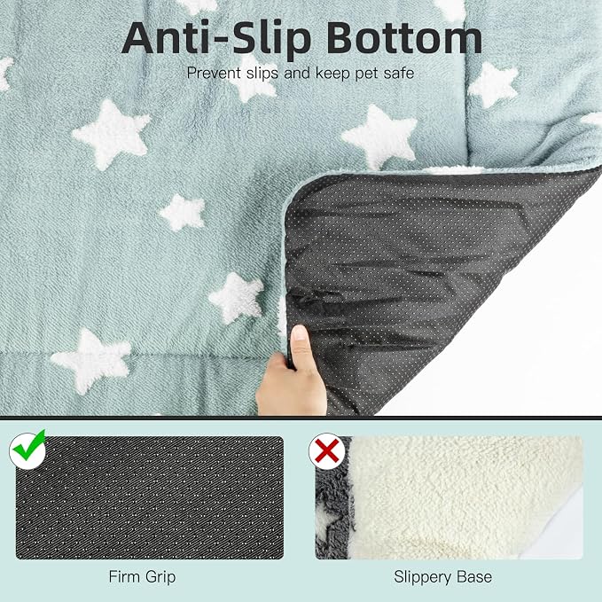 Mora Pets Dog Crate Pad Dog Kennel Bed Mat for Large Dogs Washable Cute Star Pet Bed for 36 inch Cage Ultra Soft Flat Puppy Cat Cushion for Cozy Sleeping Anti-Slip Blue 36 x 23 | Soft Dog Bed Mat, Crate Pad for Dog Cages Cozy Sleeping Liner, Pet Pillow...