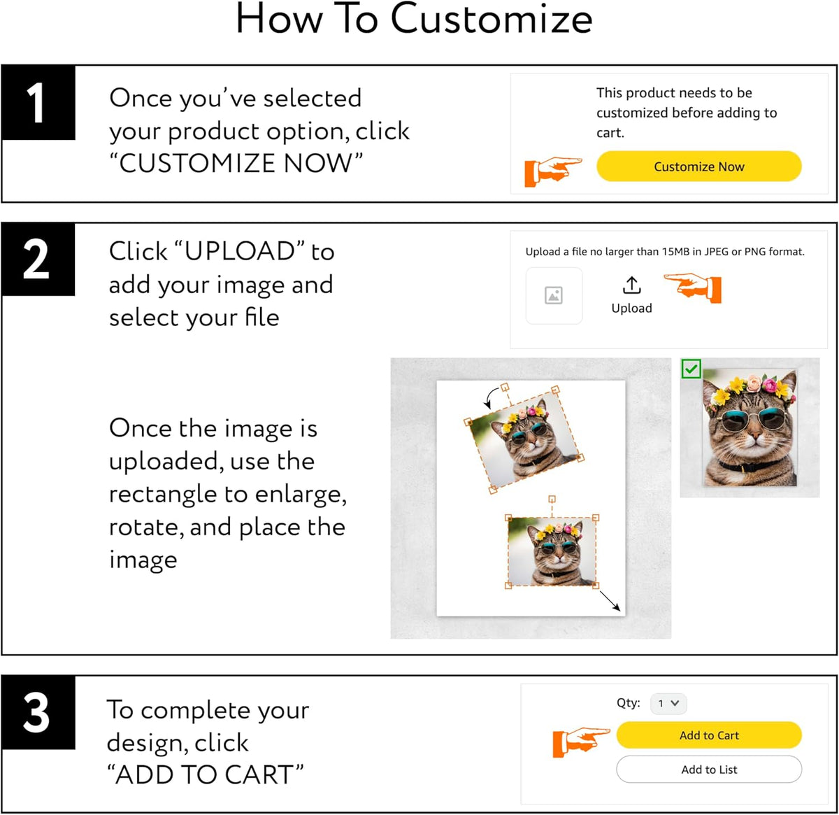 Custom Poster Print, 24x36, Upload Any Photos/Images, Personalized Photo Prints, DIY Your Own Poster, Photo to Poster Printing