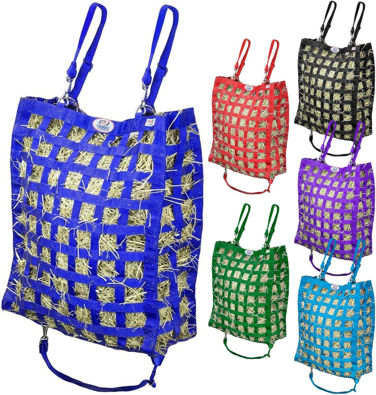 Derby Originals Superior Slow Feeder Horse Hay Bag with Super Tough Bottom and 1 Year Warranty