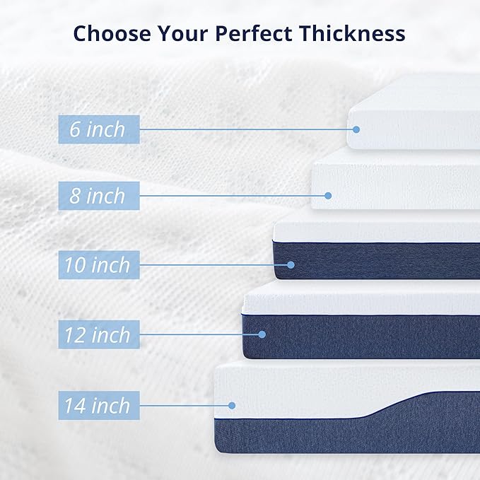 EGOHOME 10 Inch Twin Mattress, Gel Memory Foam with Charcoal, Fiberglass Free, CertiPUR-US Certified, Temperature-Regulating, Machine Washable Cover, 75" x 38" x 10", Medium