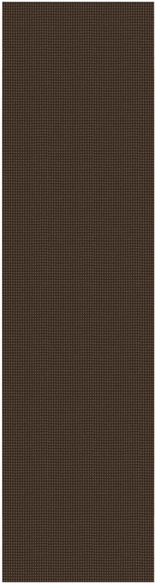 KOZYFLY Runners for Hallways 2.6x10 ft Washable Kitchen Runner Non Slip Rubber Backed Hallway Rugs Cotton Entryway Runner Rug Floor Carpet for Indoor Hall, Backdoor, Kitchen, Reddish Brown/Coffee