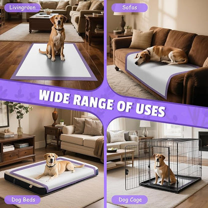 Boscute Lavender Scented Thicken 6 Layers Heavy Absorbent 30"x36" Pet Training Dog Pee Pads, Extra Large Polymer Leak-Proof Quick Dry Puppy Pee Pads, Disposable Pee Pads for Dogs Cats Rabbit 45Counts | Heavy Absorbent up to 7 Cups, Quick Dry, for Dogs ...