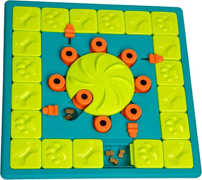 Outward Hound by Nina Ottosson MultiPuzzle – Interactive Dog Treat Puzzle Enrichment Toy, Level 4 Expert