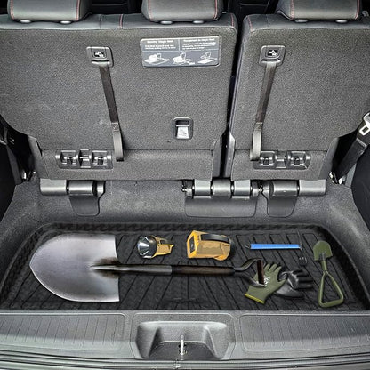 KUST Trunk Cargo Mat for Honda Odyssey 2011-2017, Rear Cargo Trunk Liner All Weather Cover for Odyssey Accessories TPE Rubber Raised Edge