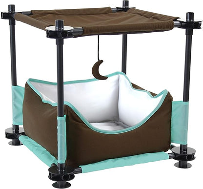 Kitty City Claw Indoor and Outdoor Mega Kit Cat Furniture, Cat Sleeper, Outdoor Kennel