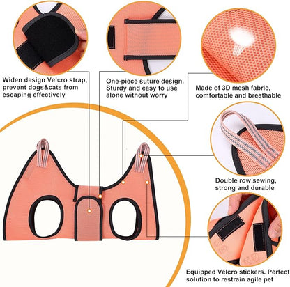 Dog Grooming Hammock,XXS Pet Grooming Harness for Extra Small Dogs,Hanging Harness for Nail Trimming,Dog Nail Hammock,Grooming Sling Holder with Wide Strap on Pet Restraint Bag