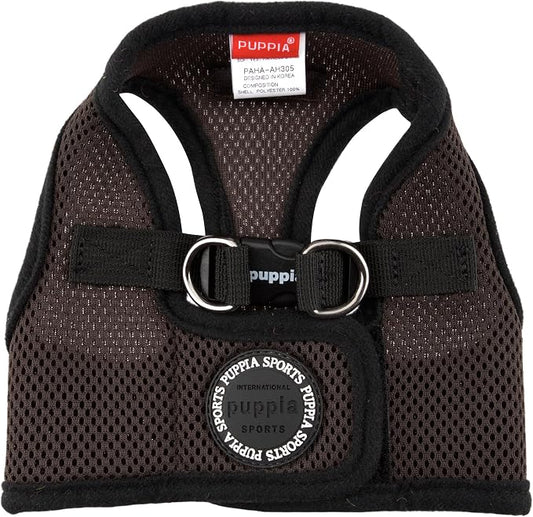 PUPPIA International Harness Soft B Vest, Medium, Brown