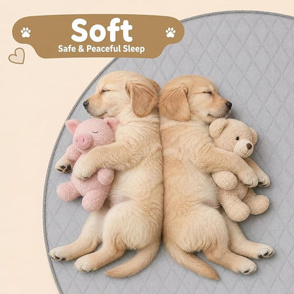 CoolShields Washable Pee Pads for Dogs, 34'' x 52'', Grey, 2 Pack | Ultra-Absorbent Reusable Waterproof Puppy Pad for Crates, Playpens, Carpets, and Floors—Ideal for Dogs, Cats, and Small Pets