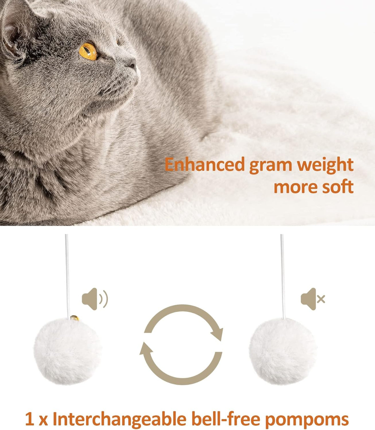 FourFurPets 26.7in Large Cat Tree Tower Condo, Cat Scratch Posts for Indoor Cats, Big Plate, Three 23.6in Full Sisal Scratching Posts, Rustic Brown