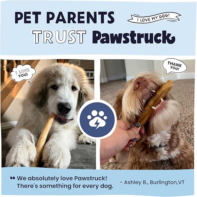 Pawstruck 2-in-1 Collagen Wrapped Jerky Natural Treats for Dogs - 5 Rings - Limited Ingredient Grain Free for Small, Medium, and Large Dogs