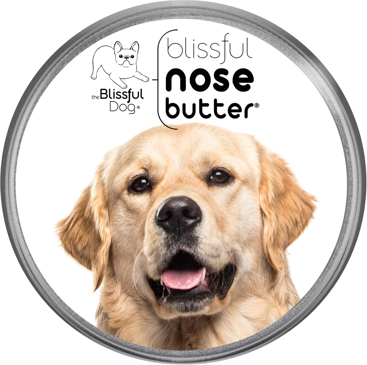 The Blissful Dog Golden Retreiver Unscented Nose Butter - Dog Nose Butter, 4 Ounce