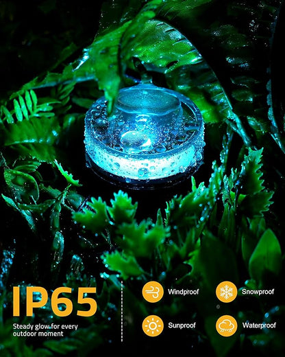 Christmas Pathway Lights, 50FT with 15 RGBIC LED Light with App Control, Waterproof Outdoor Ground Lights for Outside Roofline Decor, Pathway Decor, Walkway,Party, Holiday Xmas Decoration