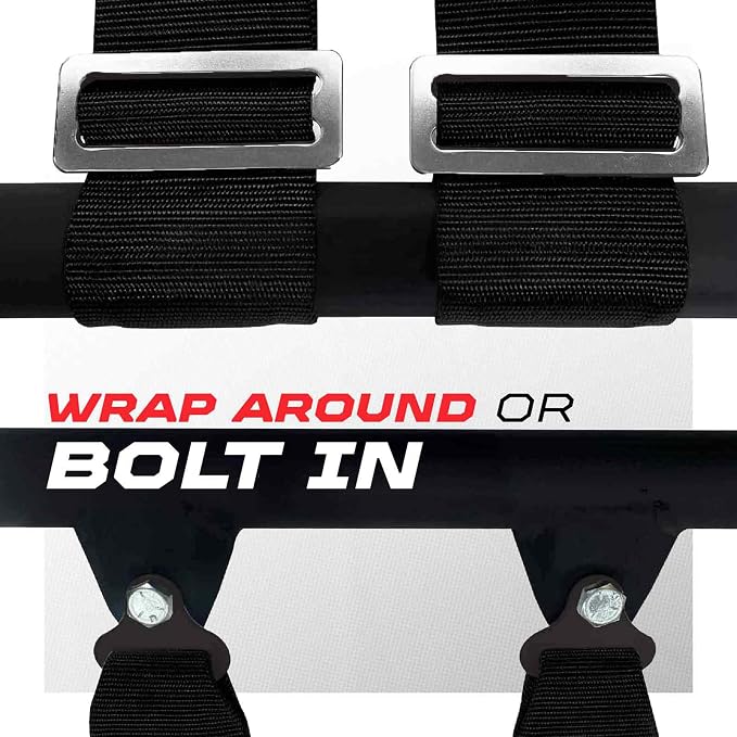 1pc Black 5 Point Harness for Bucket Seat, Race latch, 9 Colors Racing Harness 5 point UTVs, RZRs, Off Road Vehicles, and Race Cars [6001]
